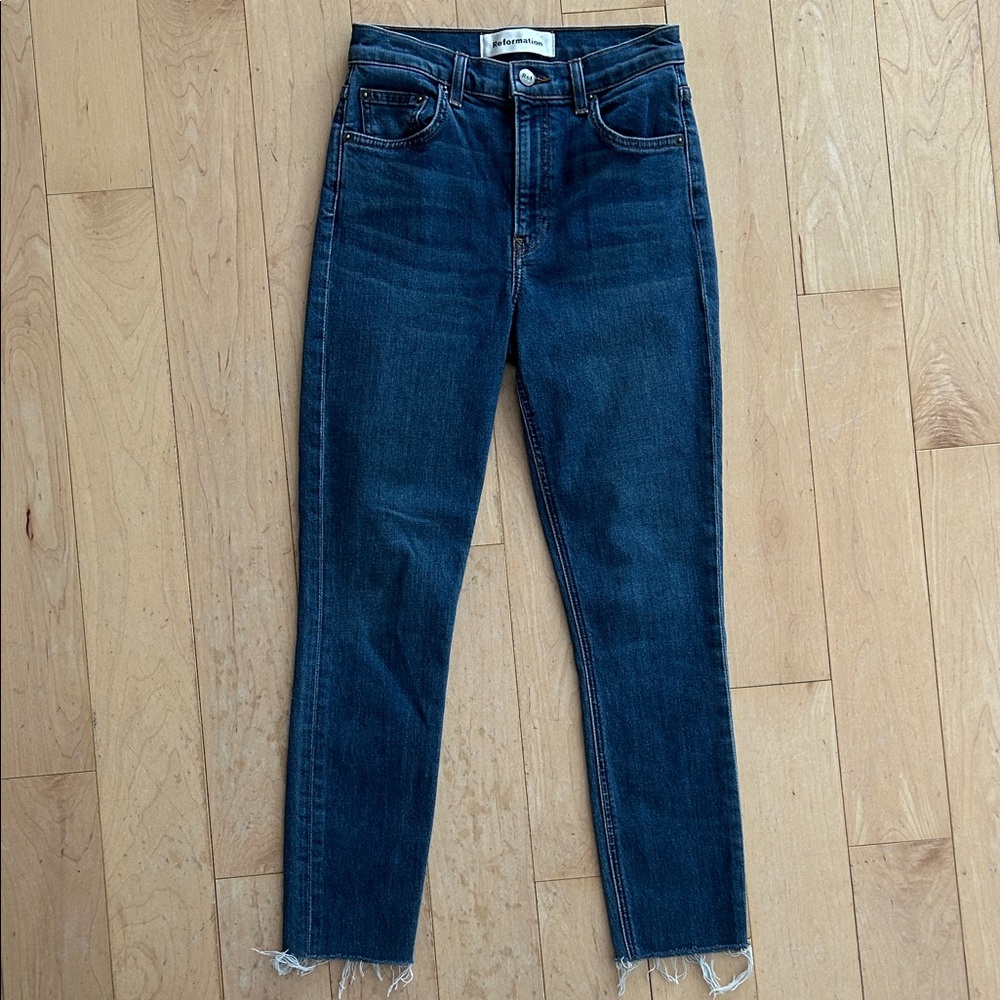 Reformation high rise jeans